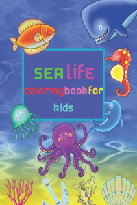Sea Life Coloring Book For Kids