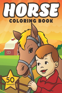 Horse Coloring Book