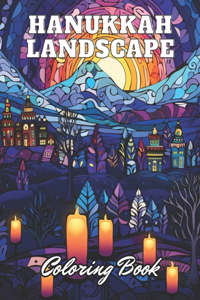 Hanukkah Landscape Coloring Book