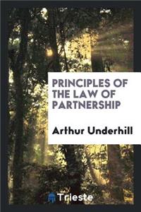 Principles of the Law of Partnership