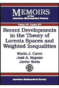 Recent Developments in the Theory of Lorentz Spaces and Weighted Inequalities