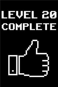 Level 20 Completed