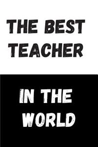 The Best Teacher In The World