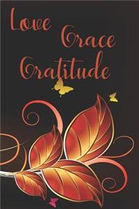 Love Grace Gratitude a blessings journal