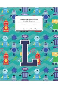 Primary Composition Notebook Grades K-2 Story Journal L