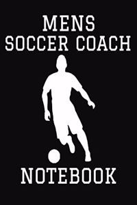 Mens Soccer Coach Notebook