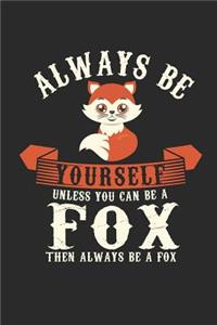 Always Be Yourself Unless You Can Be a Fox Then Always Be a Fox