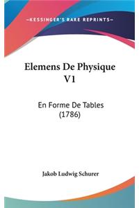 Elemens de Physique V1