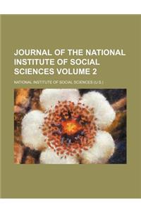 Journal of the National Institute of Social Sciences Volume 2