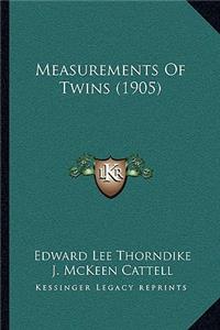 Measurements Of Twins (1905)