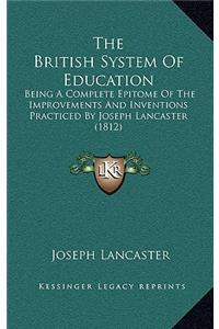 The British System Of Education
