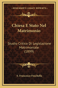Chiesa E Stato Nel Matrimonio