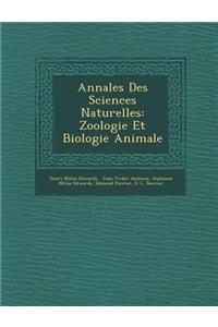 Annales Des Sciences Naturelles