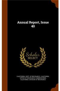 Annual Report, Issue 40