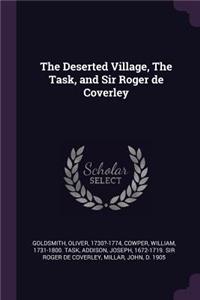 Deserted Village, The Task, and Sir Roger de Coverley