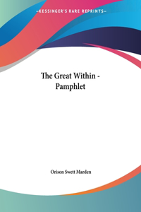 The Great Within - Pamphlet