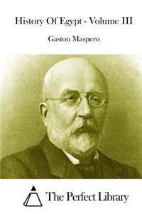 History Of Egypt - Volume III