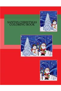 Santa's Christmas Coloring Book