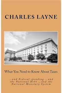 What You Need to Know About Taxes