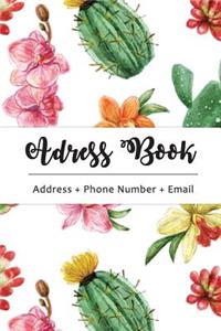 Address Book: Cactus Design - The Best Solution for You to Organize Addresses with Birthday Record