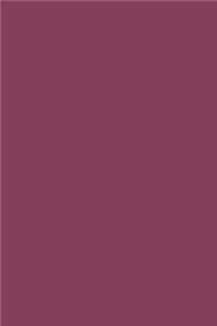 Journal Deep Ruby Color Simple Plain Ruby