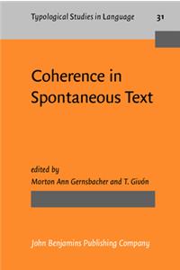 Coherence in Spontaneous Text