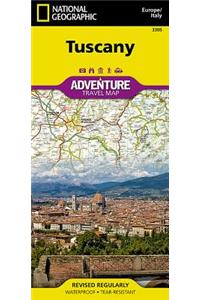 Tuscany Map [Italy]