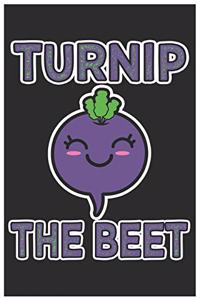 Turnip The Beet: Cute Recipe Book Paper, Awesome Radish Funny Design Cute Kawaii Food / Journal Gift (6 X 9 - 120 Recipe Book Paper Pages)