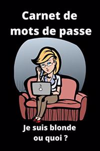 Carnet de mot de passe