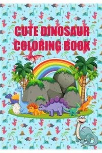 Cute Dinosaur Coloring Book