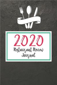 2020 Restaurant Review Journal