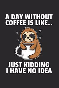 Kaffee Notizbuch