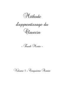 Méthode Clavecin - Volume 5