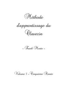 Méthode Clavecin - Volume 5