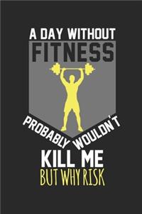 A day without fitness would not kill me, but why risk