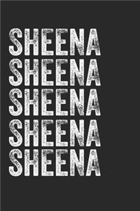 Name SHEENA Journal Customized Gift For SHEENA A beautiful personalized