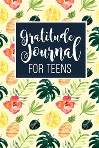 Gratitude Journal For Teens