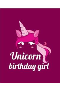 Unicorn Birthday girl