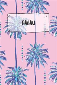 Palau: Dotted Travel Diary Notebook or Journey Dotted Grid Journal - Holiday Trip Pocketbook for Men and Women with Dots