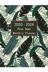 2020 - 2024 Five Year Monthly Planner