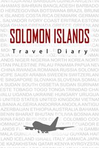 Solomon Islands Travel Diary