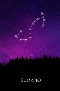 2020 Weekly Planner Scorpio Constellation Night Sky Astrology Symbol 134 Pages