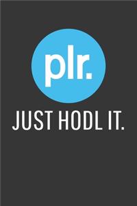 Just Hodl It Pillar Notebook
