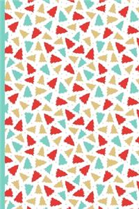 Christmas Tree - Blank Lined Journal Notebook