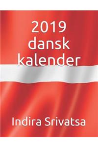 2019 Dansk Kalender
