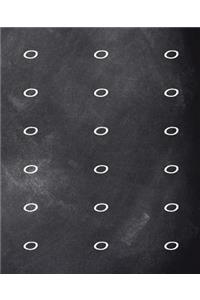 Monogram O School Composition Book Personalized Letter O Pattern 130 Pages