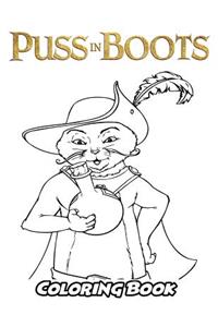 Puss in Boots Coloring Book
