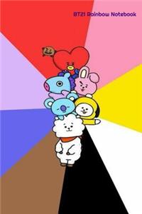 Bt21 Rainbow Notebook