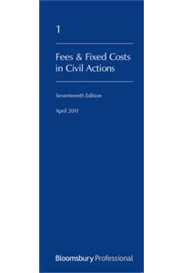 Lawyers Costs and Fees: Fees and Fixed Costs in Civil Action