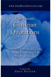 Our Favorite Christian Quotations